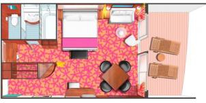 ncl norwegian jewel penthouse plan grand balcon 