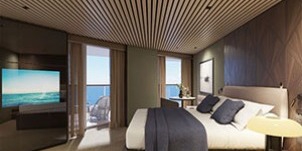 NCL Norwegian Luna Penthouse The Haven Avec Grand Balcon Oriente Vers Arrière