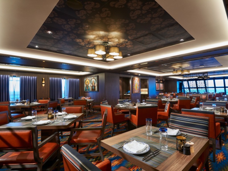 Norwegian Bliss Restaurant Los Lobos