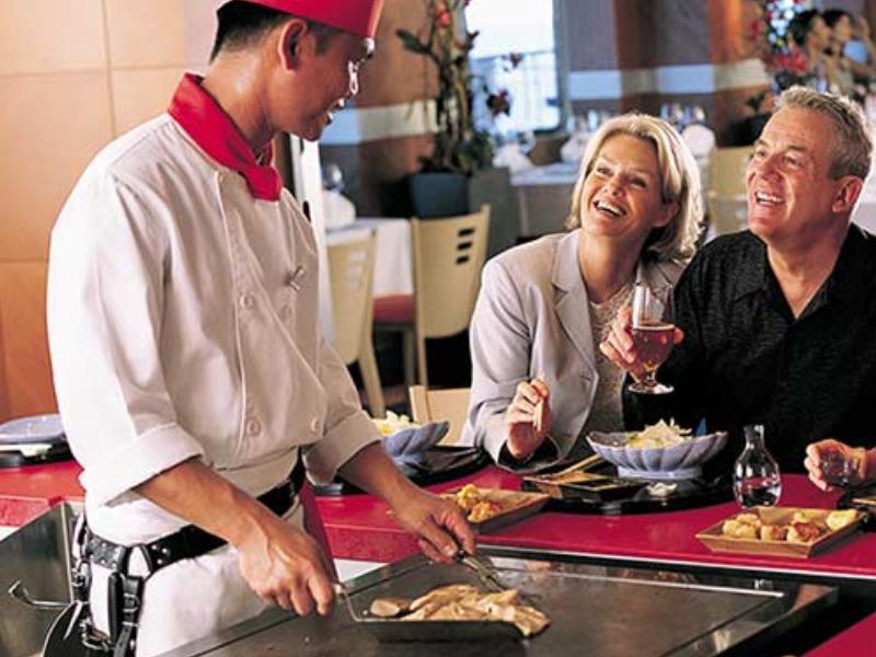 Croisière Norwegian Spirit Restaurant Teppanyaki