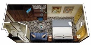 Oceania Cruise Line Croisière Regatta cabine vue mer