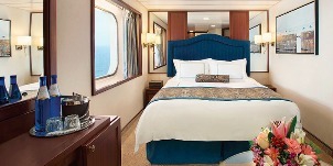 Oceania Cruise Line Croisière Regatta cabine vue mer obstruée