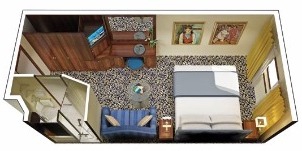 Oceania Cruise Line Croisière Sirena cabine De luxe avec vue mer