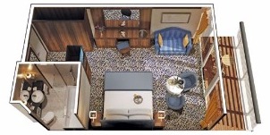 Oceania Cruise Line Croisière Sirena cabine suite Penthouse