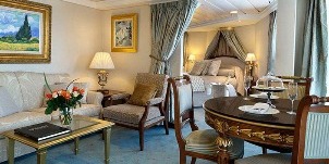 Oceania Cruise Line Croisière Sirena cabine suite Vista