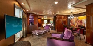 The Haven Owner's Suite with large balcony plan